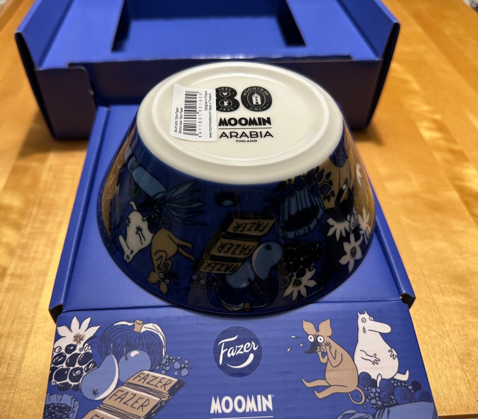 Fazer x Moomin Arabia 80-vuotisjuhlaboksi: Fazer Muumi kulho | Tori