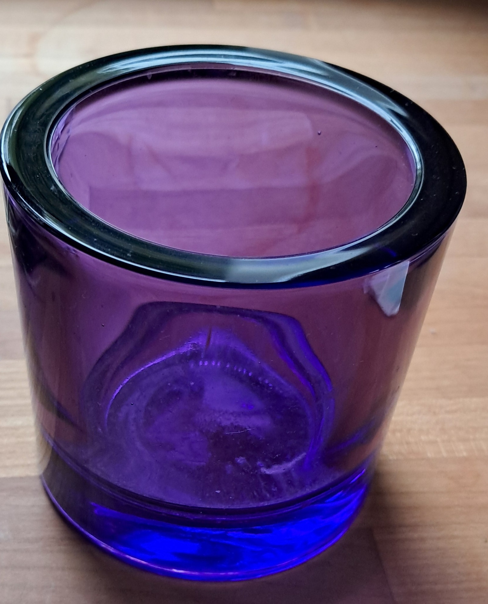 Iittala Marimekko Kivi tuikku tumma lila 80mm, Heikki Orvola | Tori