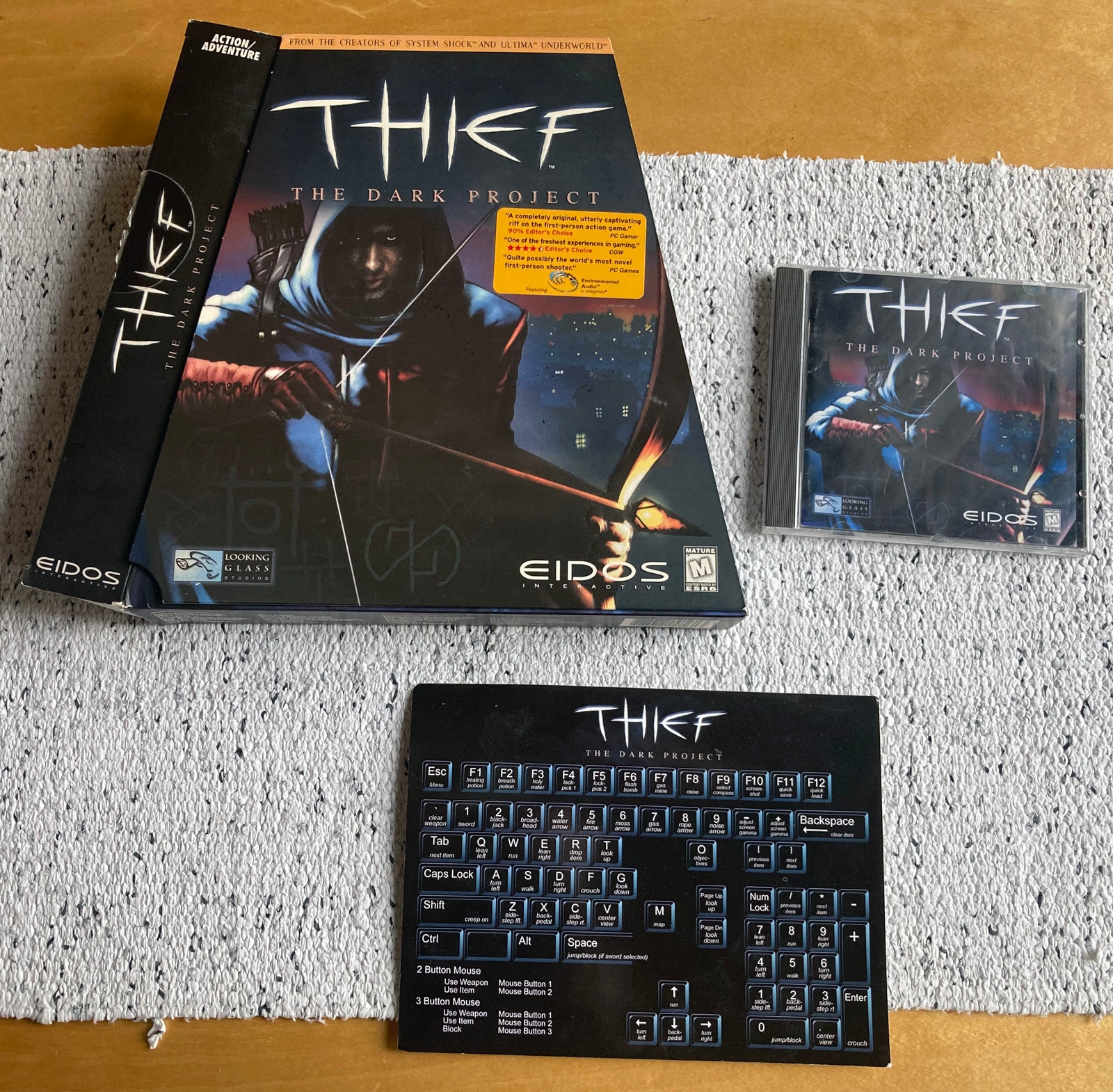 Jeu PC Dark Project Thief - Big Box FR En Bon état - Version Physique Complète - À Vérifier Configuration Requise Avant Achat