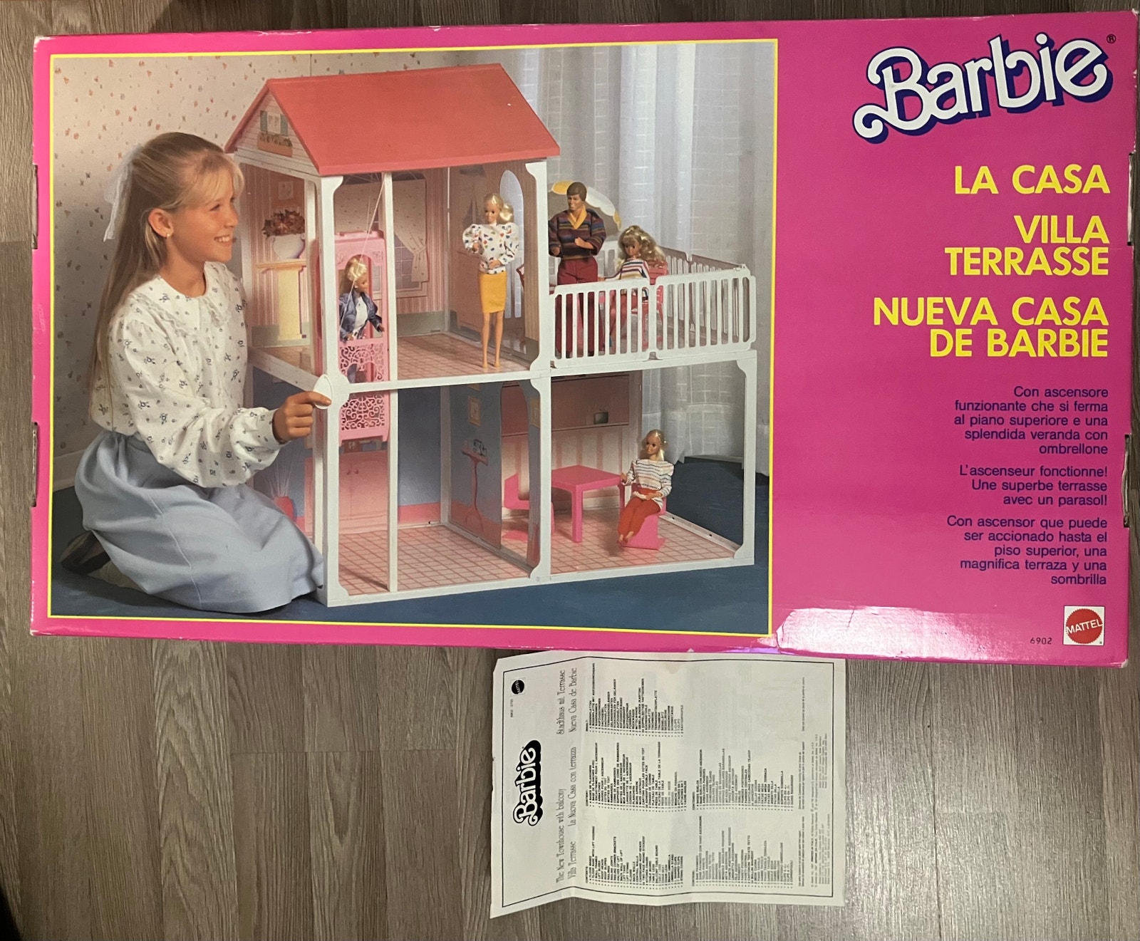 BARBIE 6902 VILLA Terrasse Mattel Vintage EUR 20,00 - FR