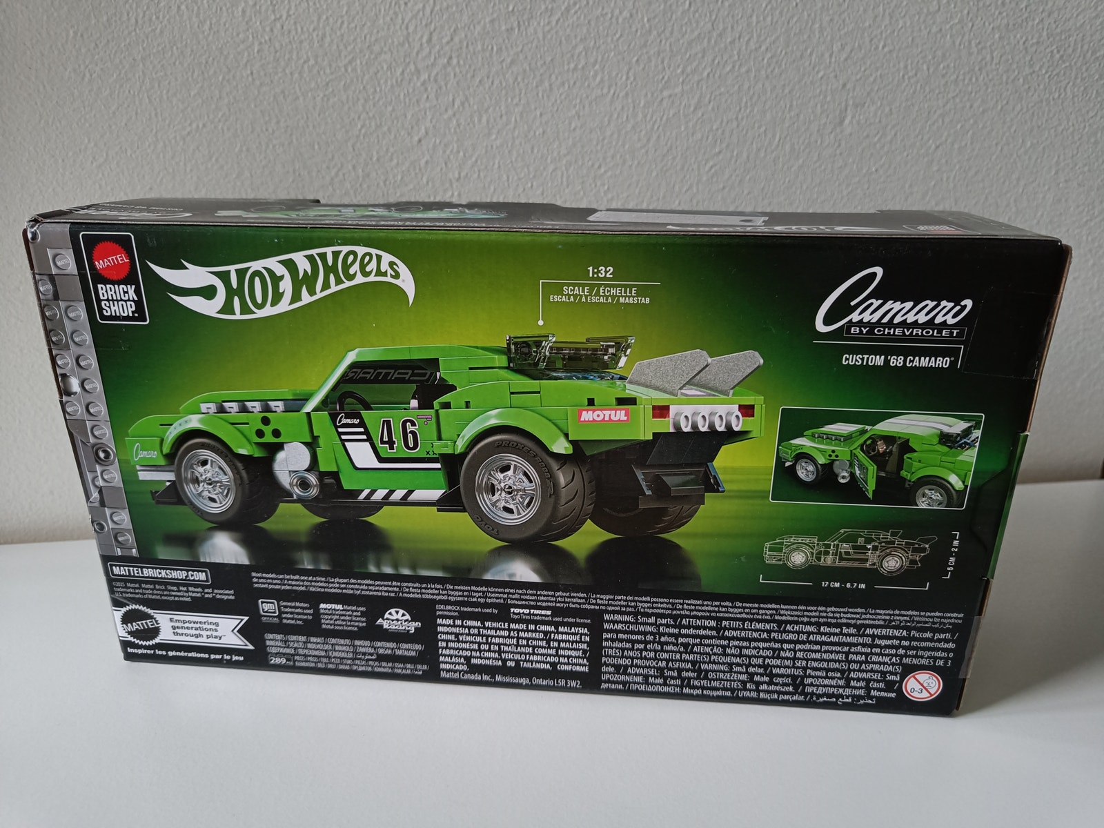 Mattel Brick Shop Hot Wheels auto 68 Camaro | Tori