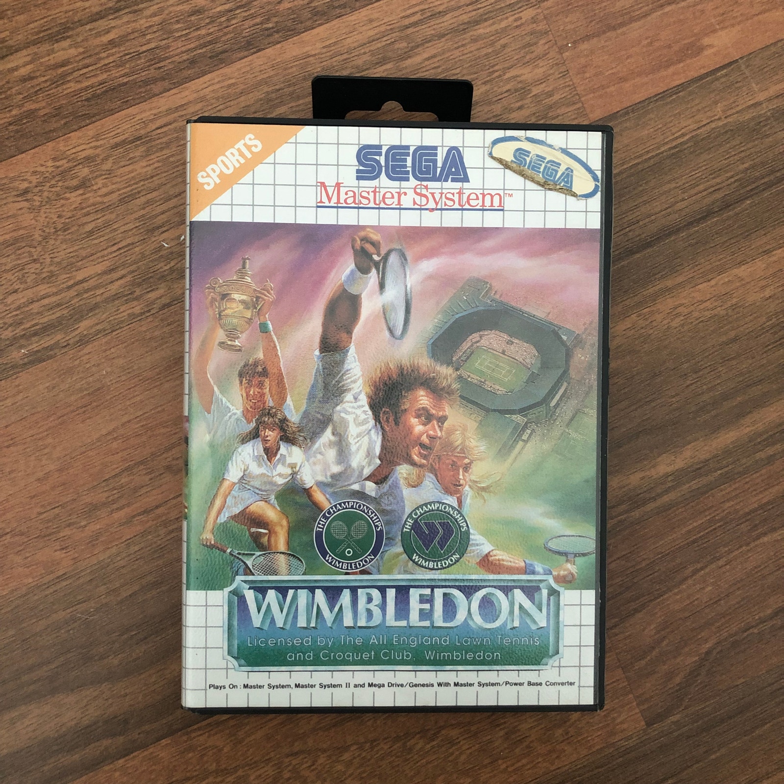 Jeu Wimbledon complet - Sega Master System - Jeux vidéo