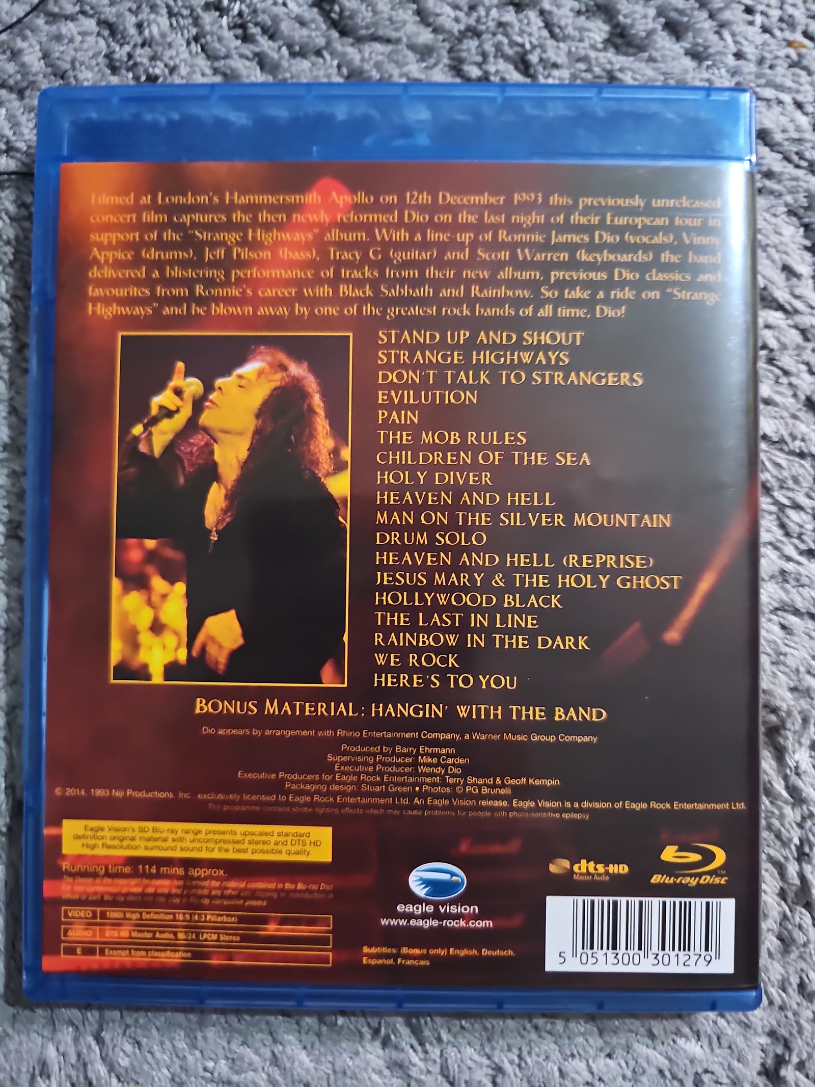 Ronnie James Dio Live in London Hammersmith Apollo 1993 Blu-ray | Tori