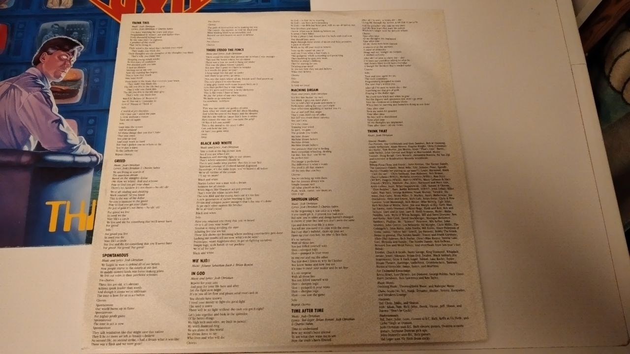 Toxik – Think This, 1989 NM (Xtr. rare) | Tori