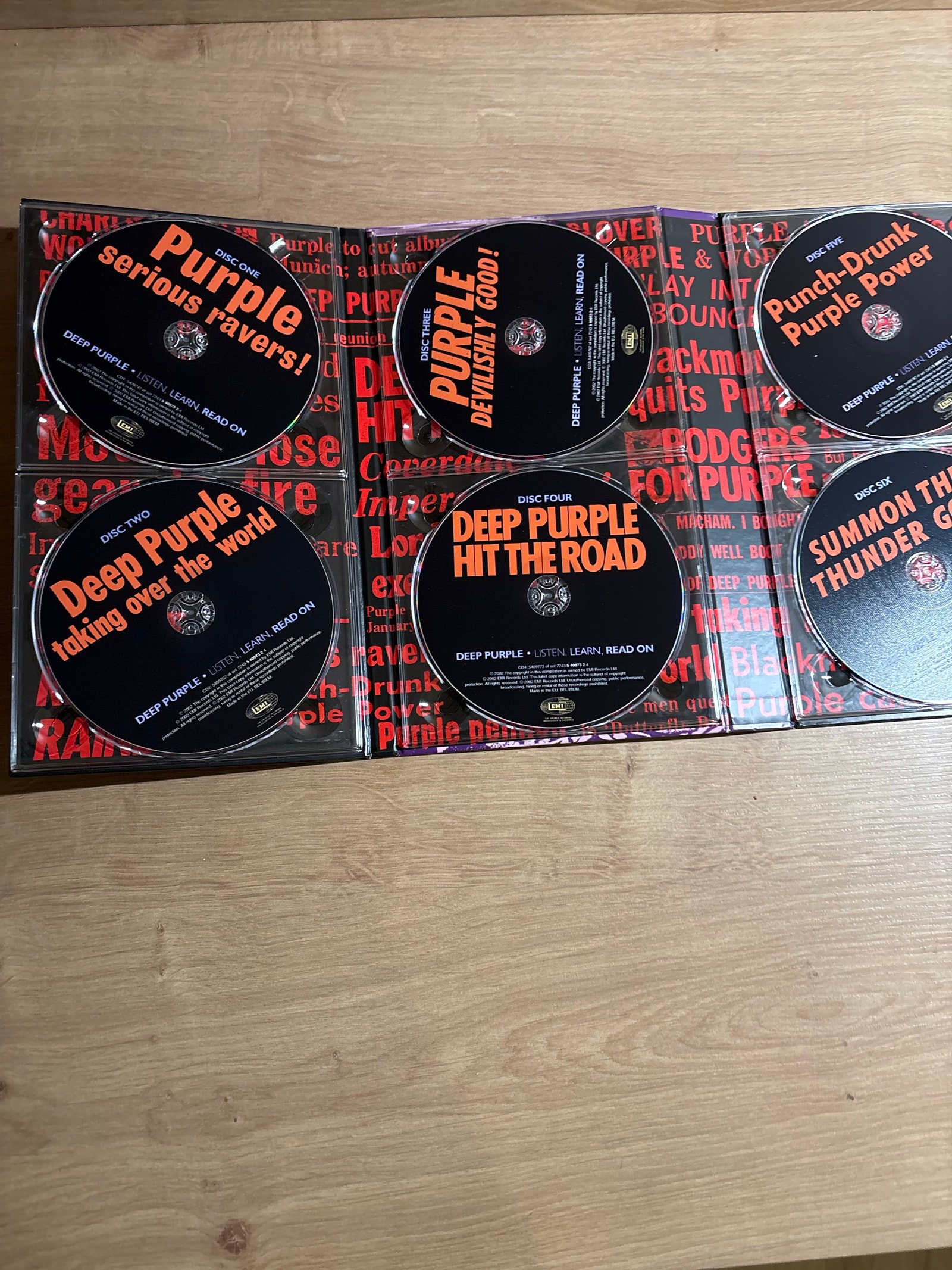 Deep Purple Listen Learn Read On CD-boksisetti | Tori