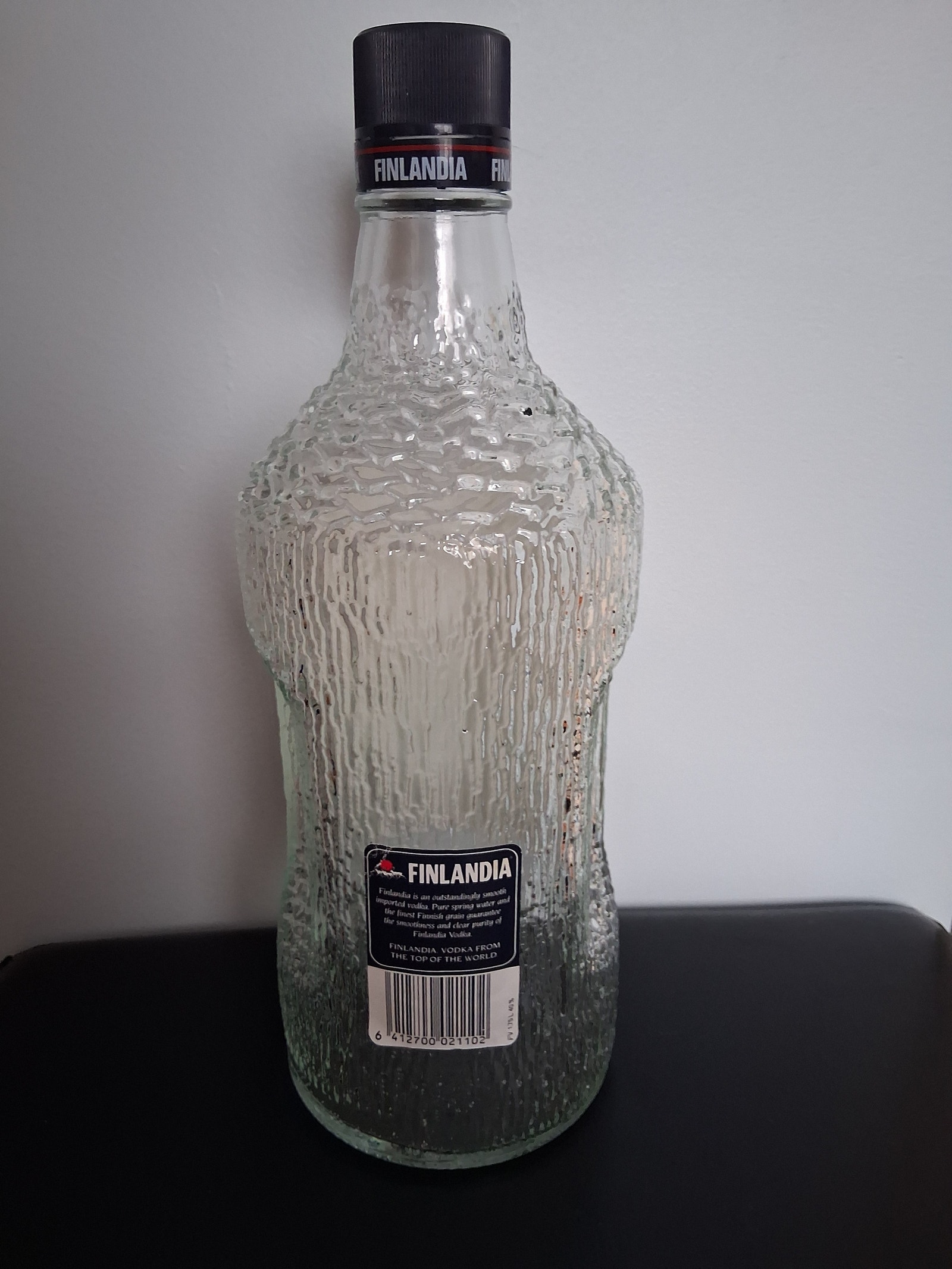 Vintage Tapio Wirkkalan Finlandia vodka pullo | Tori