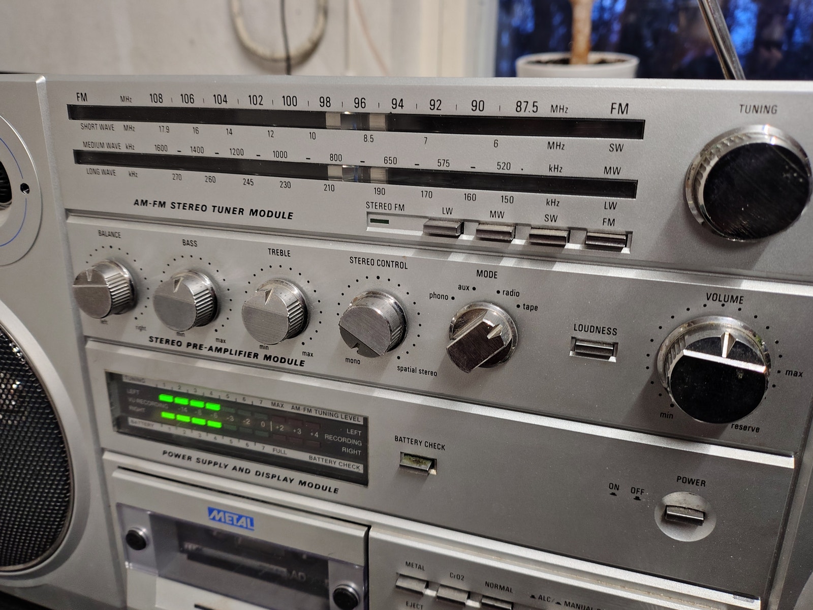 Ghettoblaster 1984 Philips - Schulé Antiquités - brocante