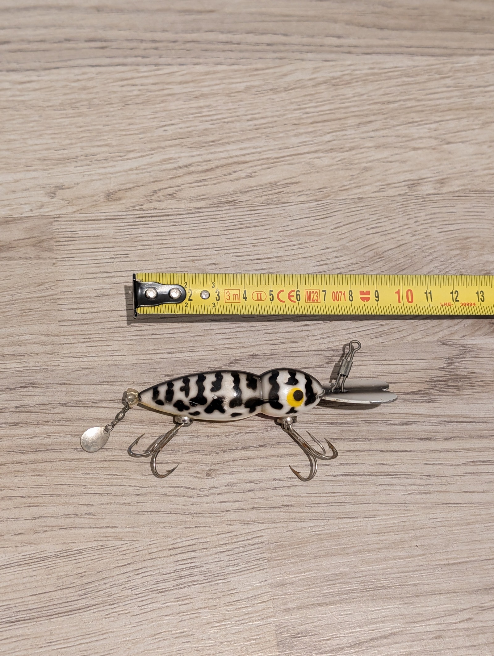 Leurre ancien Whopper Stopper Hellbender • Série 800 • Chrome