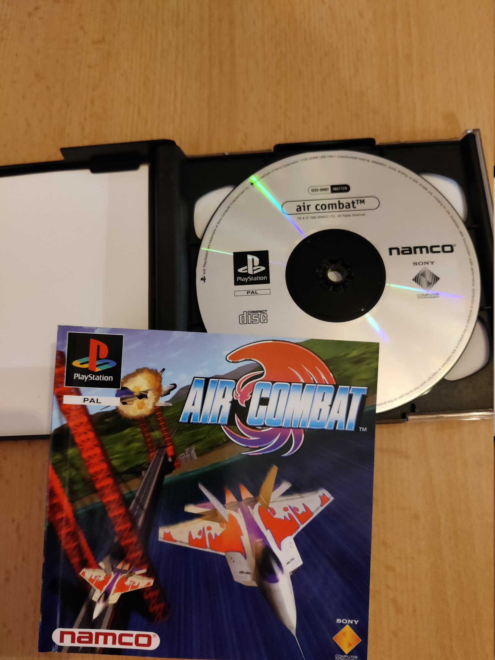 Air Combat - Jeu PS1 Platinum Complet Version Française Sony