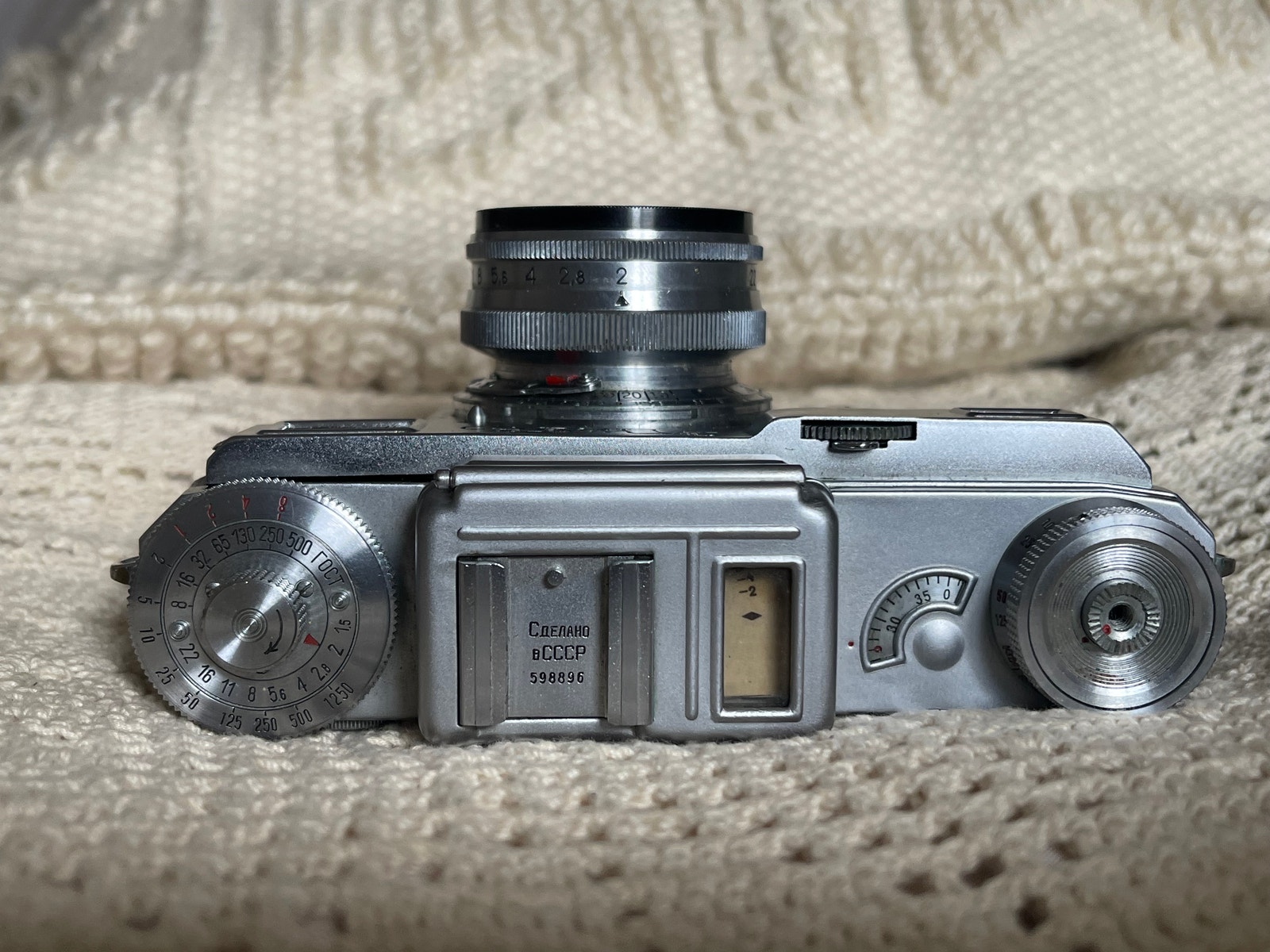 Appareil Photo Kiev 4A Avec Jupiter 8M 50mm - Argenté - Copie Yashica Vintage URSS