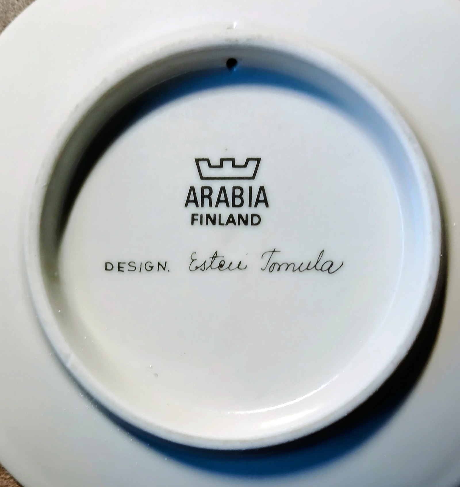 Arabia, Botanica, Esteri Tomula, Niittyleinikki, seinälautanen | Tori