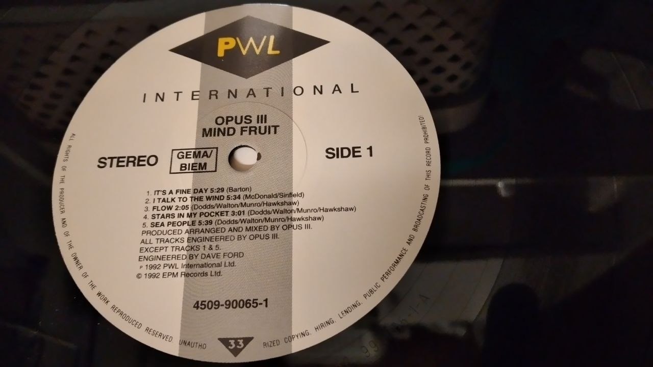 Opus III – Mind Fruit, 1992 Original #Electronic (rare+) | Tori