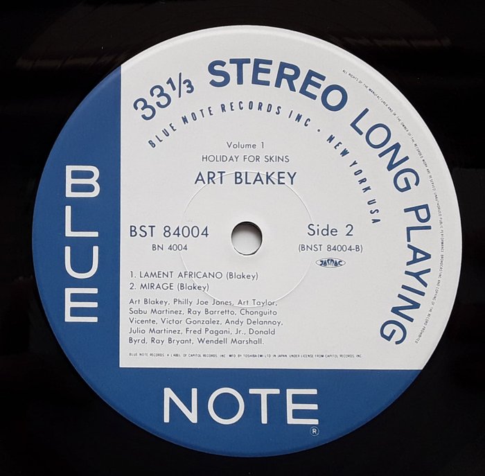 Art Blakey - LP - JAPAN - Holiday For Skins - BLUE NOTE