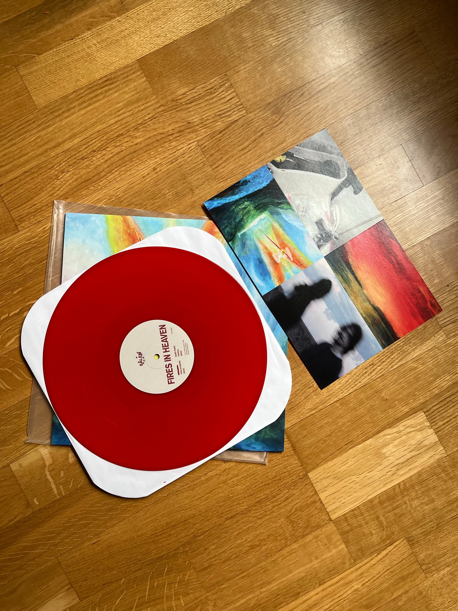 SALEM Fires In Heaven red vinyl Supreme