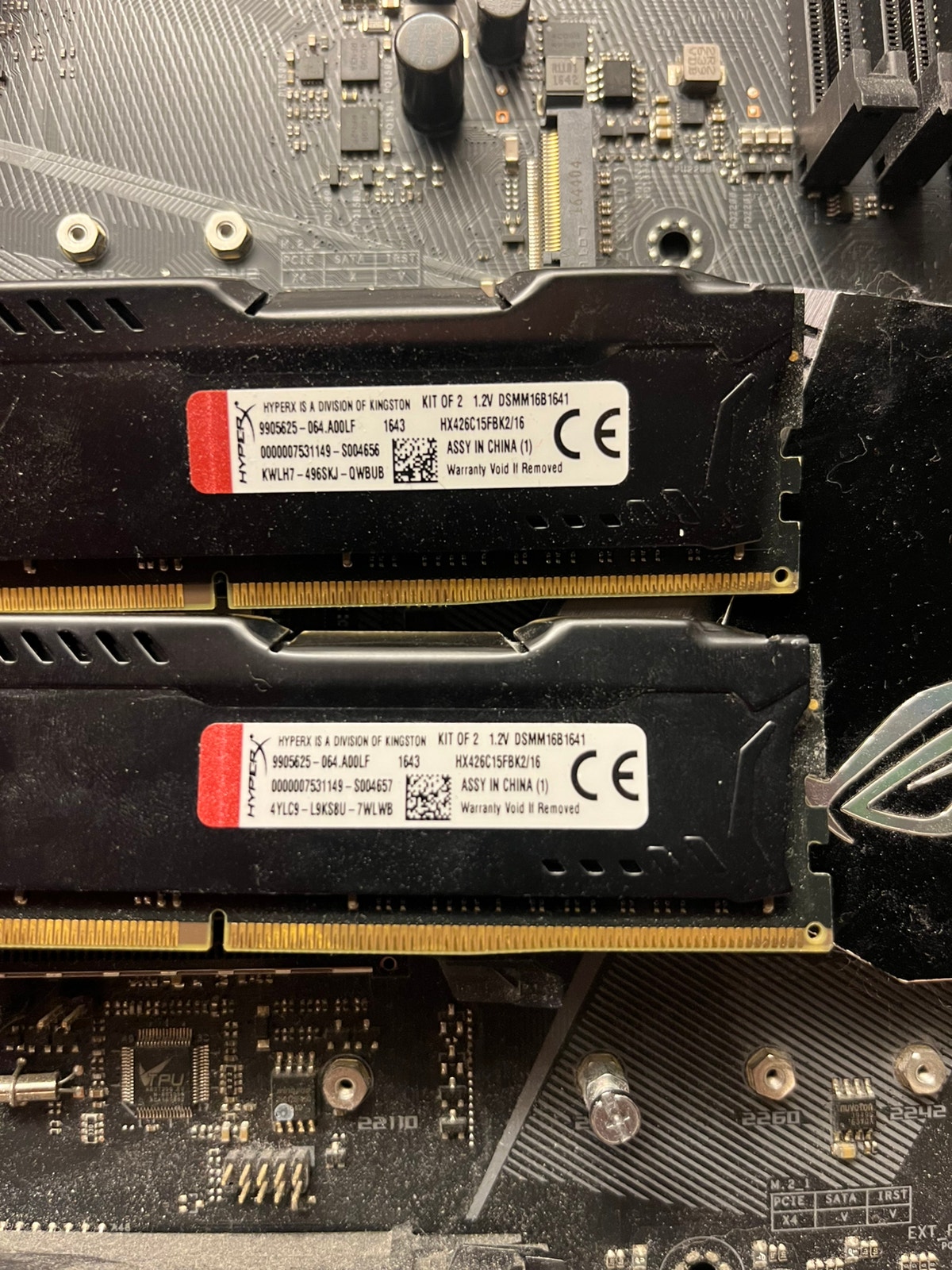 i7-7700k (delid)+ ROG STRIX Z270F GAMING + 2x8gb DDR4 HyperX