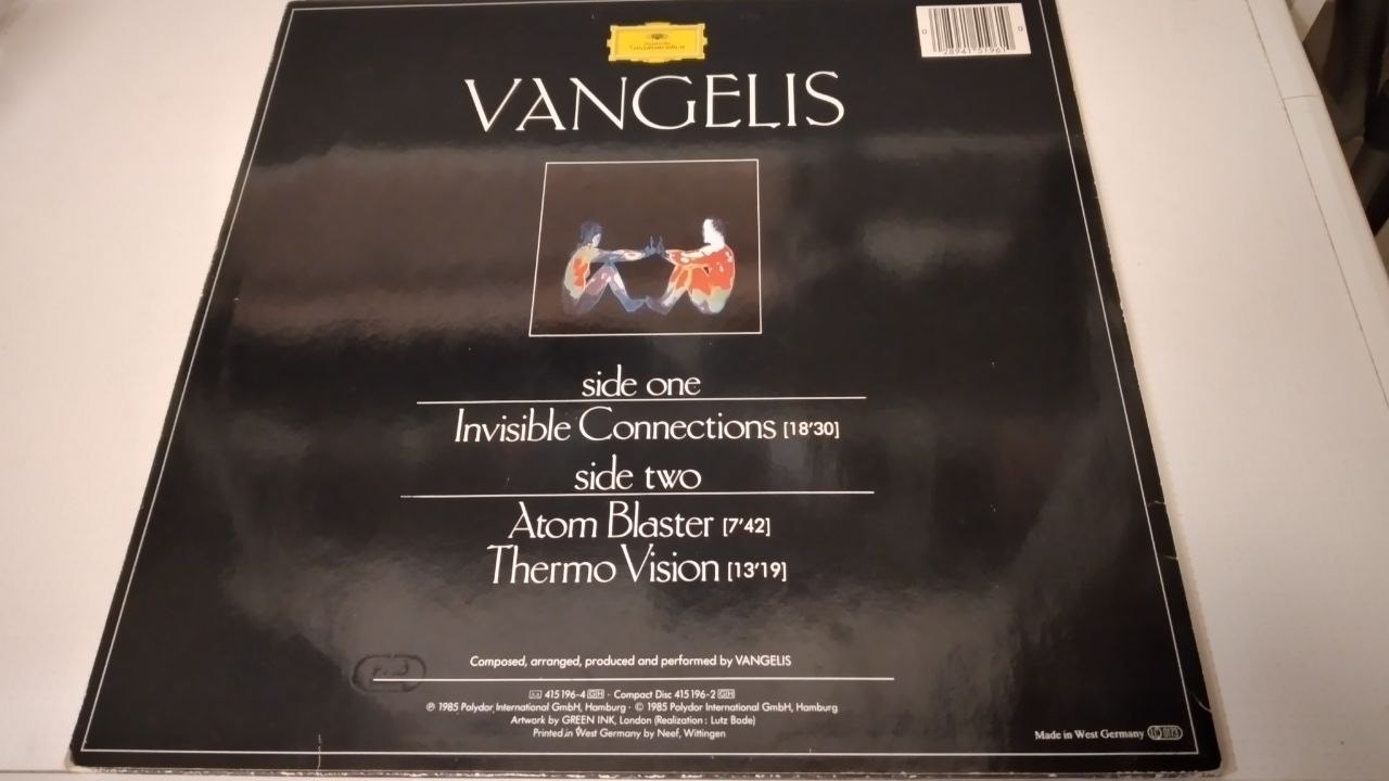 Vangelis – Invisible Connections, (Electronic Exp. ambient) | Tori