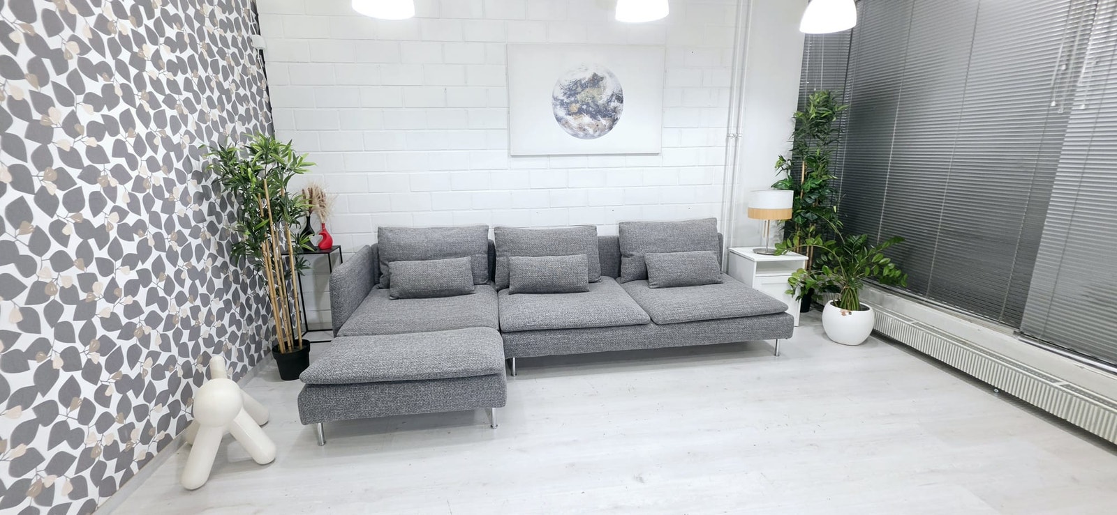 (S2) IKEA Söderhamn sohva Lejde harmaa – ilmainen kuljetus vaikka tänään! 🚚
