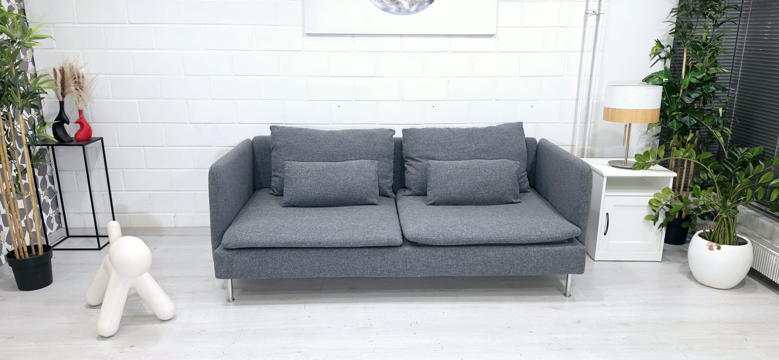 (s3) Söderhamn sohva,Gunnared-keskiharmaa ilmainen kuljetus vaikka tänään! 🚚