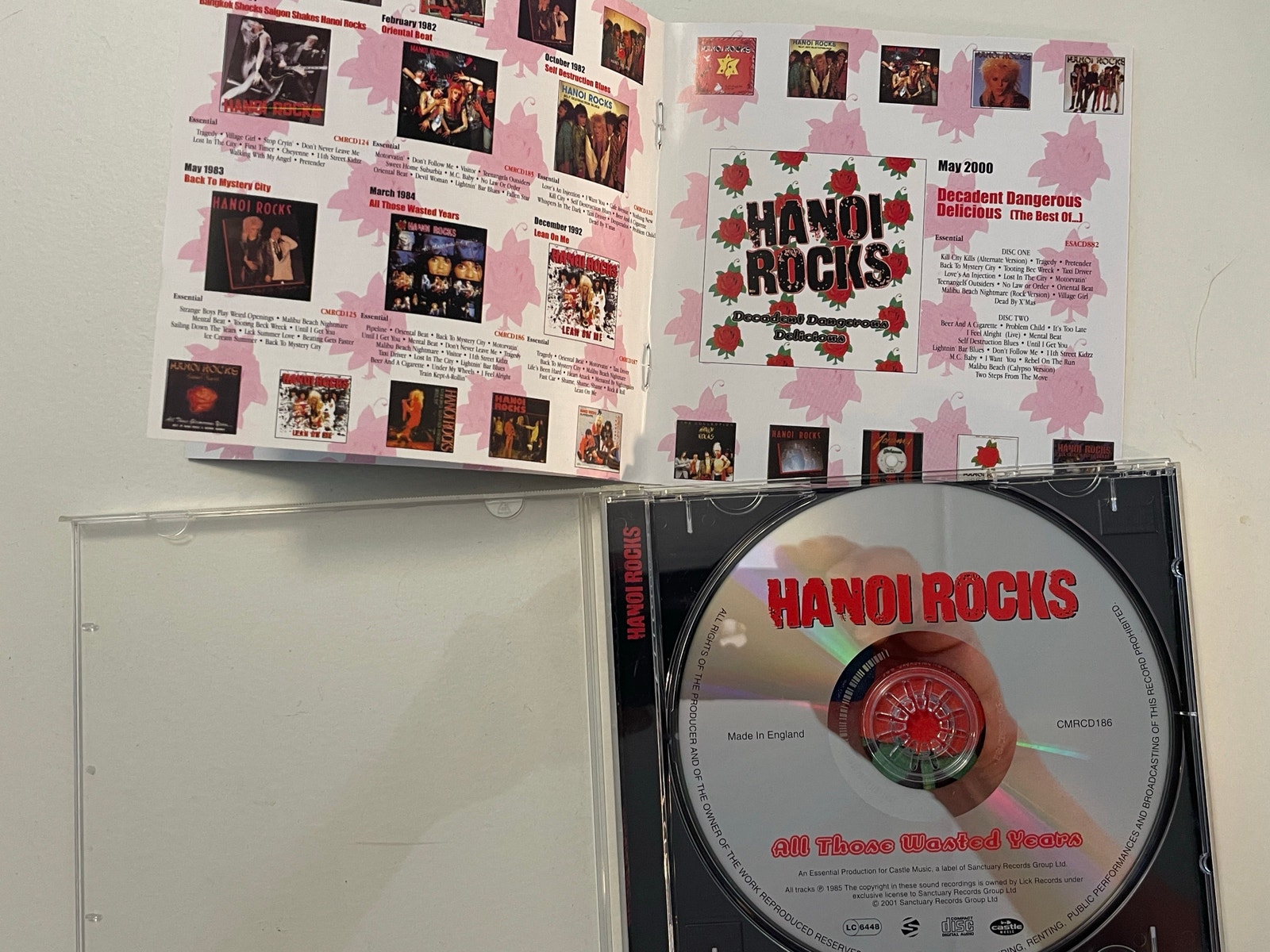 HANOI ROCKS All Those Wasted Years. UK 2001 | Tori