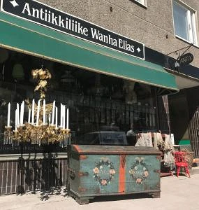 Kaupan Antiikkiliike Wanha Elias kansikuva