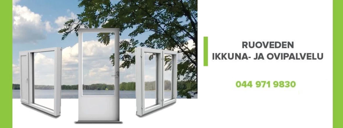 Kaupan Ruoveden Ikkuna- ja Ovipalvelu kansikuva