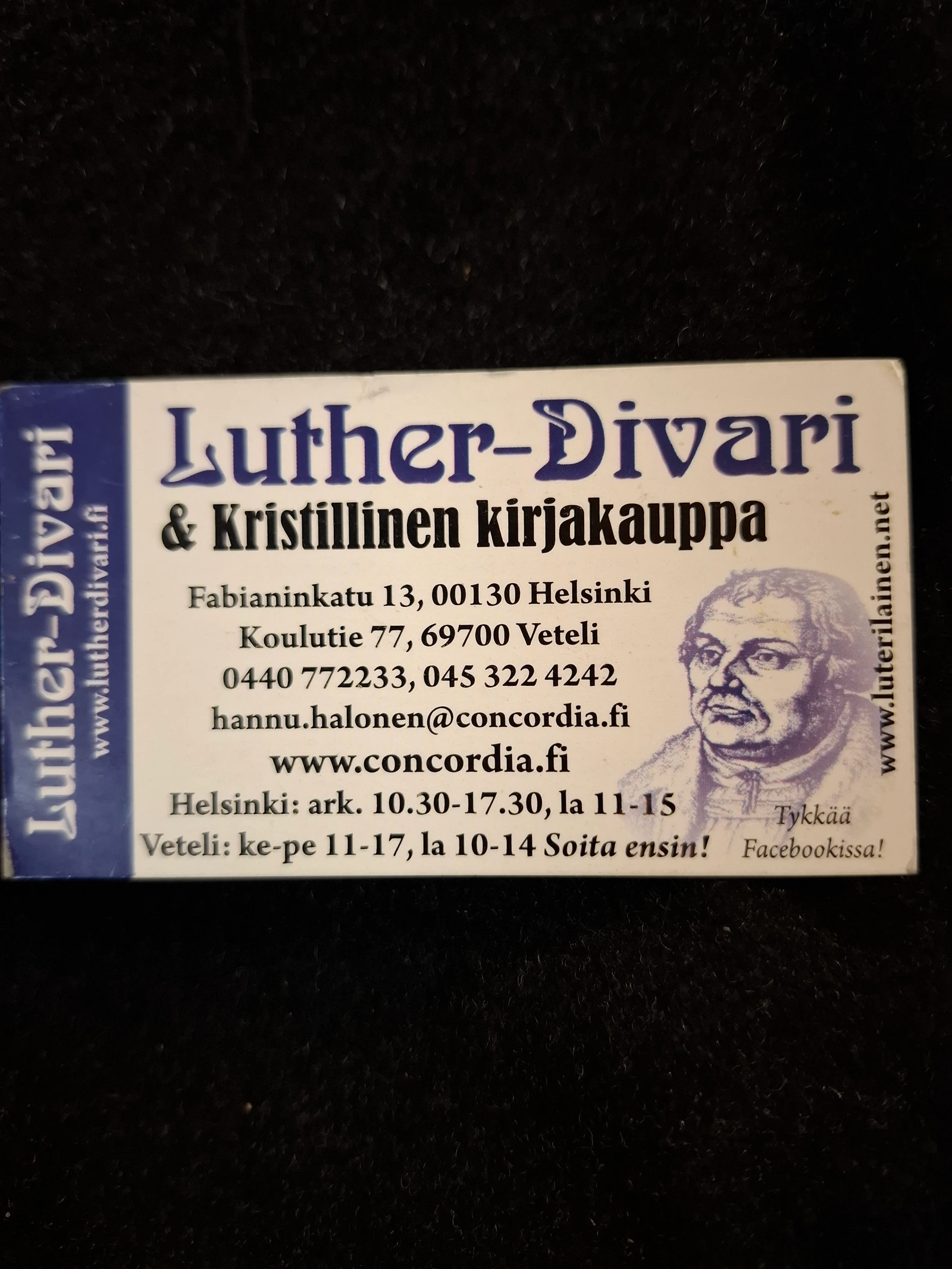 Kaupan Luther-Divari kansikuva