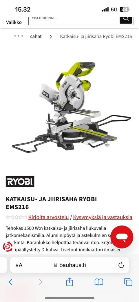 Katkaisu ja jiirisaha | Myydään | Tori Katkaisu ja jiirisaha | Myydään | Tori