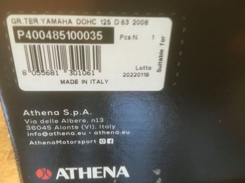 ATHENA BIG BORE KIT RIEJU, FANTIC Husqvarna 183cc