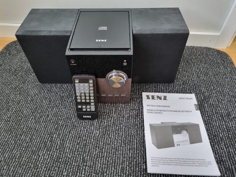 Senz Spectrum micro system FM + bluetooth  			