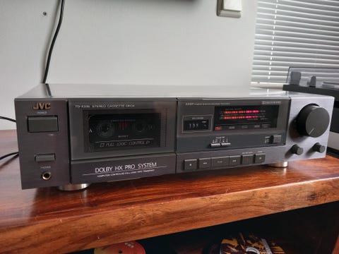 JVC TD-V531 3 heads dual capstan cassette tape deck / Platine cassette
