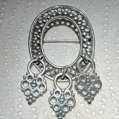 Vintage rintakoru, hopea | Tori
