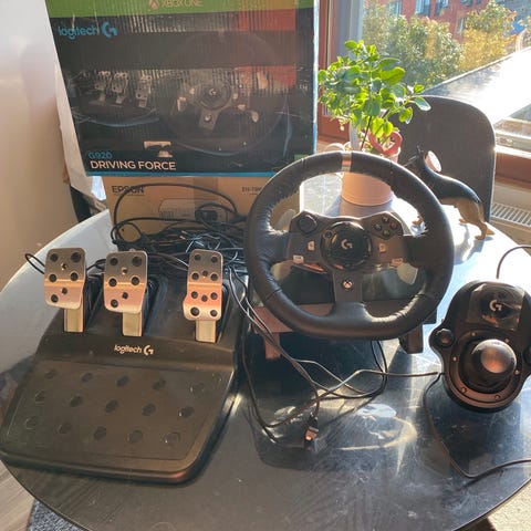 Logitech G29 Racing Wheel Ohjauspyörä ja Polkimet Musta | Tori