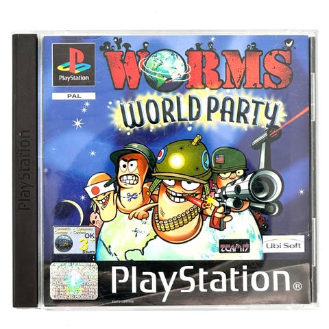 Worms World Party Sur PlayStation 1 – Bon état – Jeu PS1