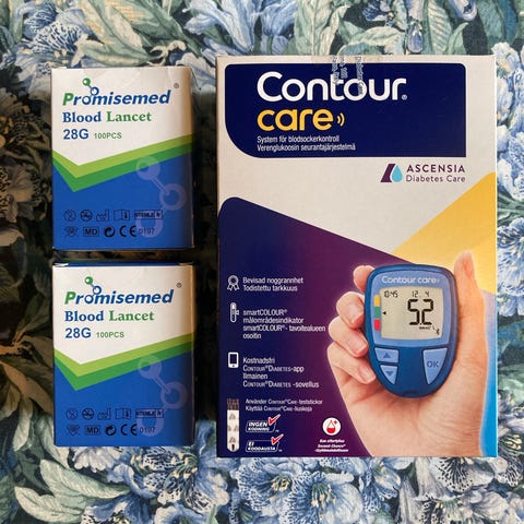 Contour Care verensokerimittari ja testiliuskat | Tori