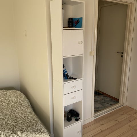2 White Bedside Tables with Storage | Tori