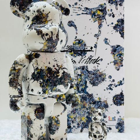 NO RESERVE Be@rbrick x Atmos - Be@rbrick x atmos x Staple V4 400% & 100 ...