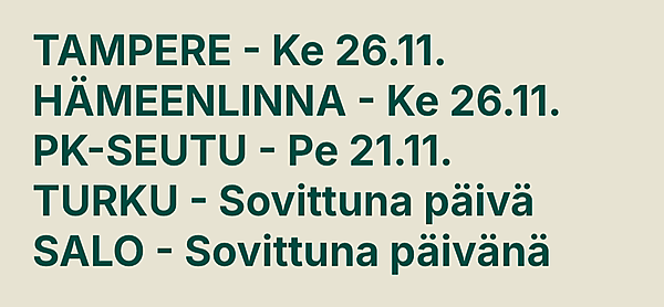 Kaupan Secondhandshop.fi - ILMAINEN TOIMITUS pk-seudulle 21.11 ja Tampere 26.11. profiilikuva