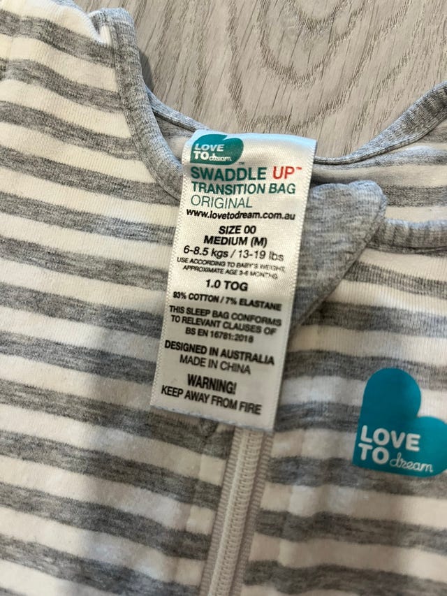 Love to dream Swaddle up kapalo/unipussi Tori