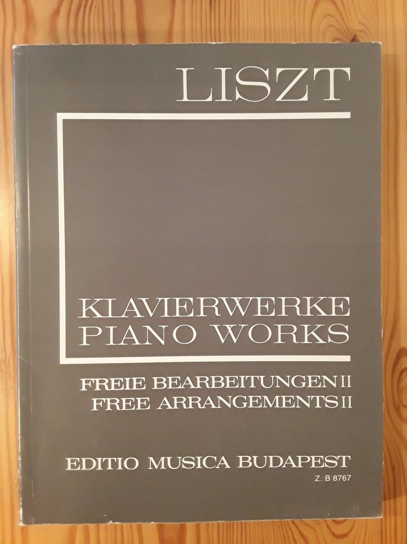 Nuotti: Liszt: Free Arrangements II, piano