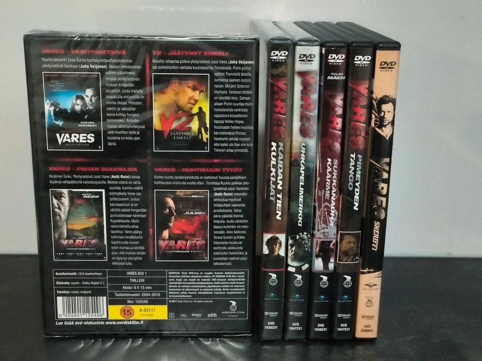 Vares 1-9 DVD:t