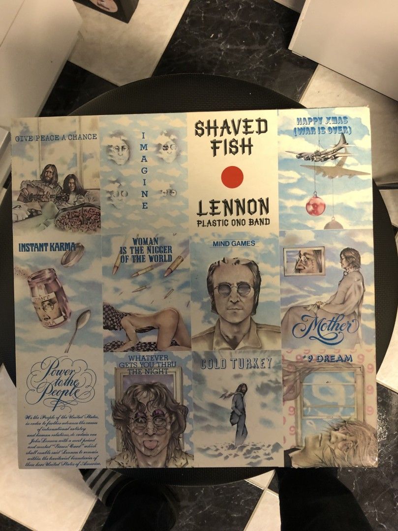 JOHN LENNON(SHAVED FISH)lp-levy