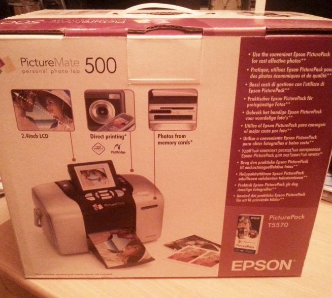 Epson PictureMate 500 - "Kymppikuvatulostin"