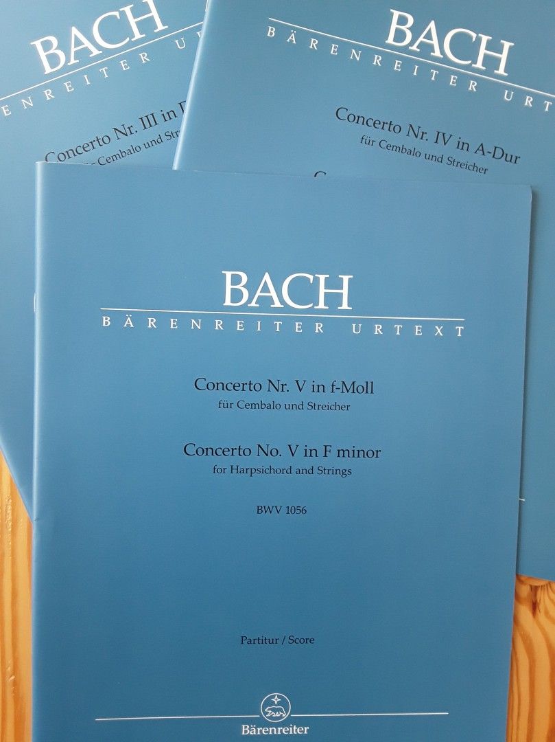 Nuotti: J.S. Bach: Konserttoja cembalo ja jouset