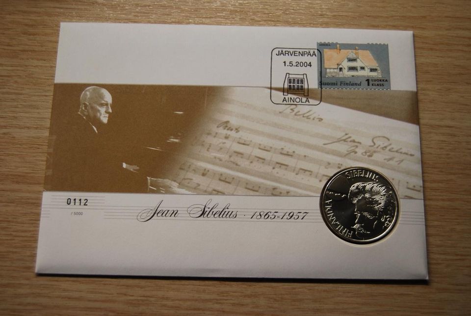 Suomi 100 markkaa 1999, Jean Sibelius , hopea