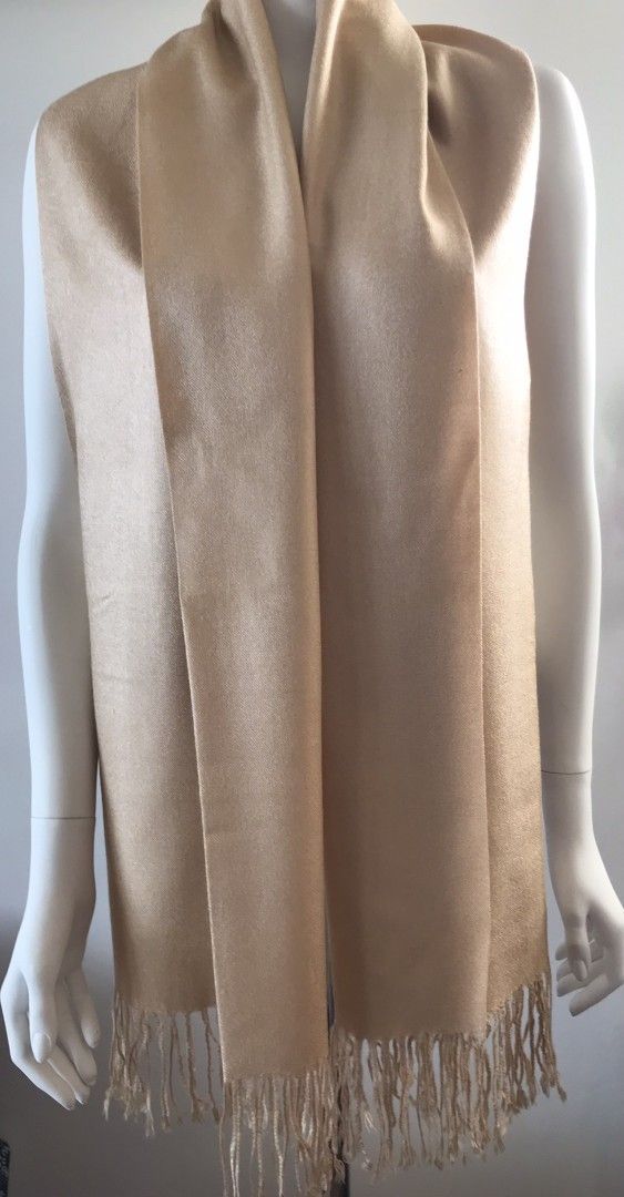 Beige villapashmina, uusi