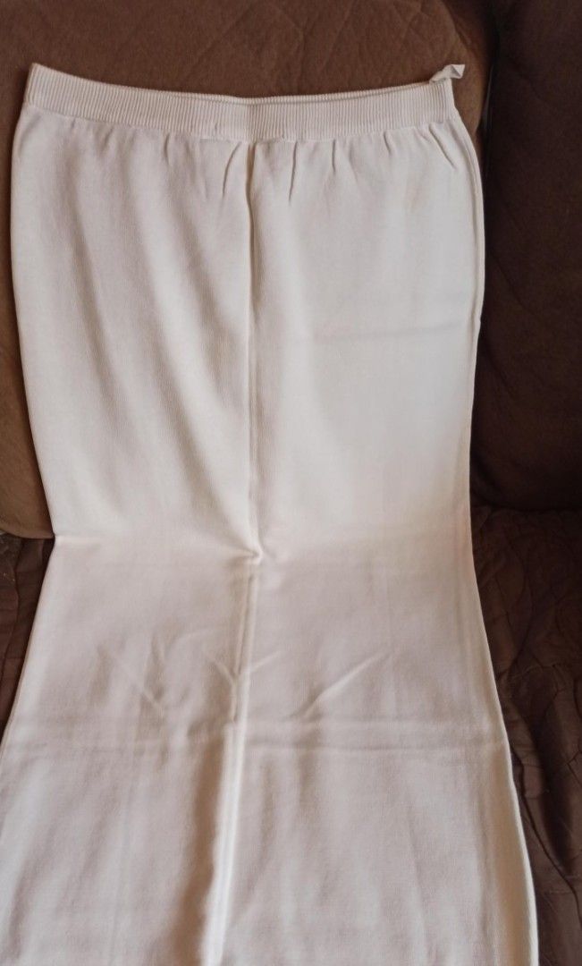 Uusi valkoinen Clothing Colllection hame, koko L