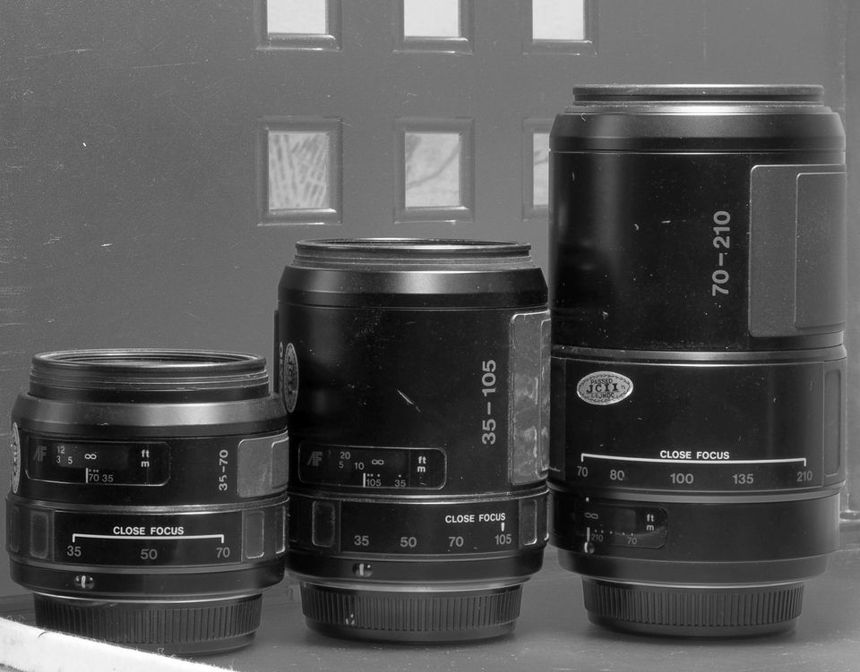 == Set of Olympius OM AF lenses