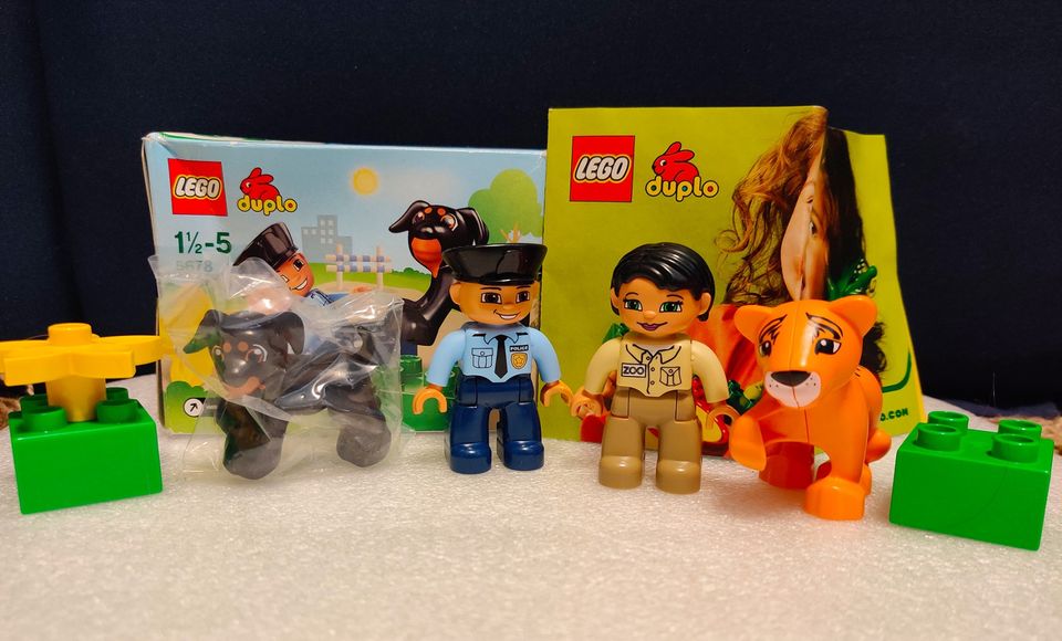 LEGO Duplo - Poliisi ja koira + eläintarhanhoitaja