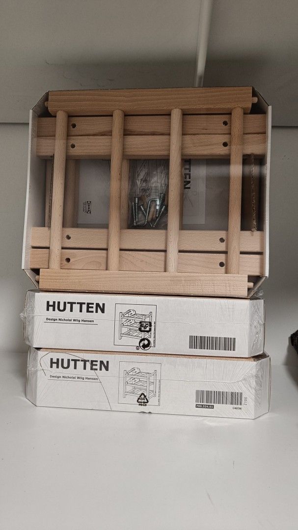 Ikea Hutten viinipullotelineet