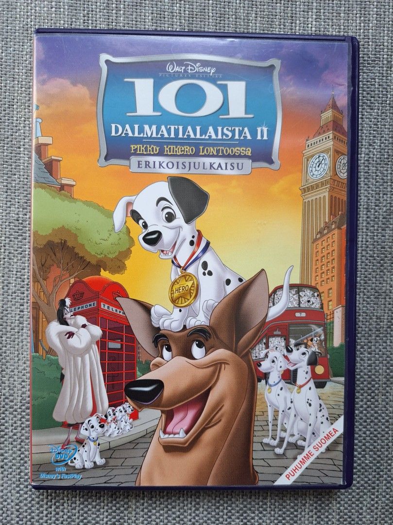 101 Dalmatialaista 2 - Pikku Kikero Lontoossa dvd